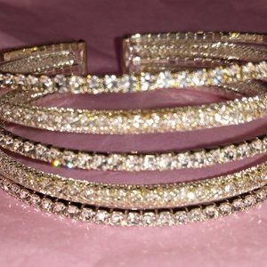 Diamond rhinestone Bangle bracelet